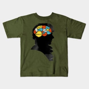 Sherlock Phrenology Kids T-Shirt